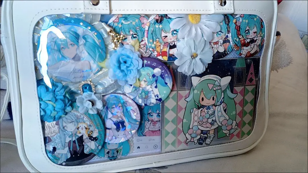 Ita Handbag DIY Badge Clear Window Ita Bag