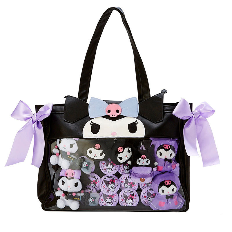 My Melody Kuromi Ita Bag Pins Display Tote Bag