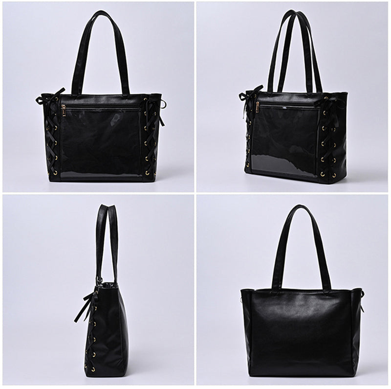 Large Capacity Ribbon Bow Ita Tote Bag