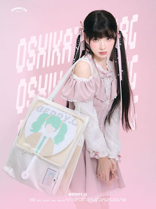 BERRYQ Large-Capacity Ita Bag for Fans and Collectors