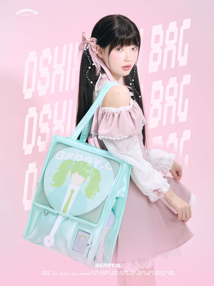 BERRYQ Large-Capacity Ita Bag for Fans and Collectors