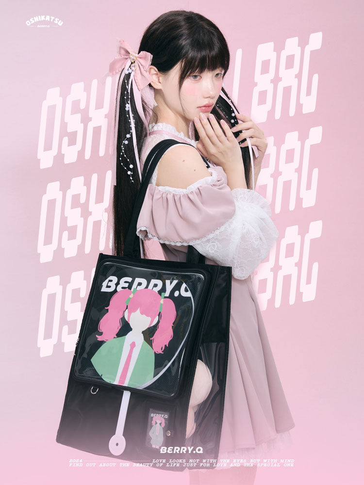 BERRYQ Large-Capacity Ita Bag for Fans and Collectors