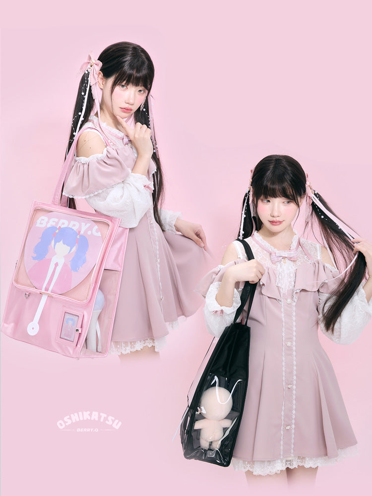 BERRYQ Large-Capacity Ita Bag for Fans and Collectors
