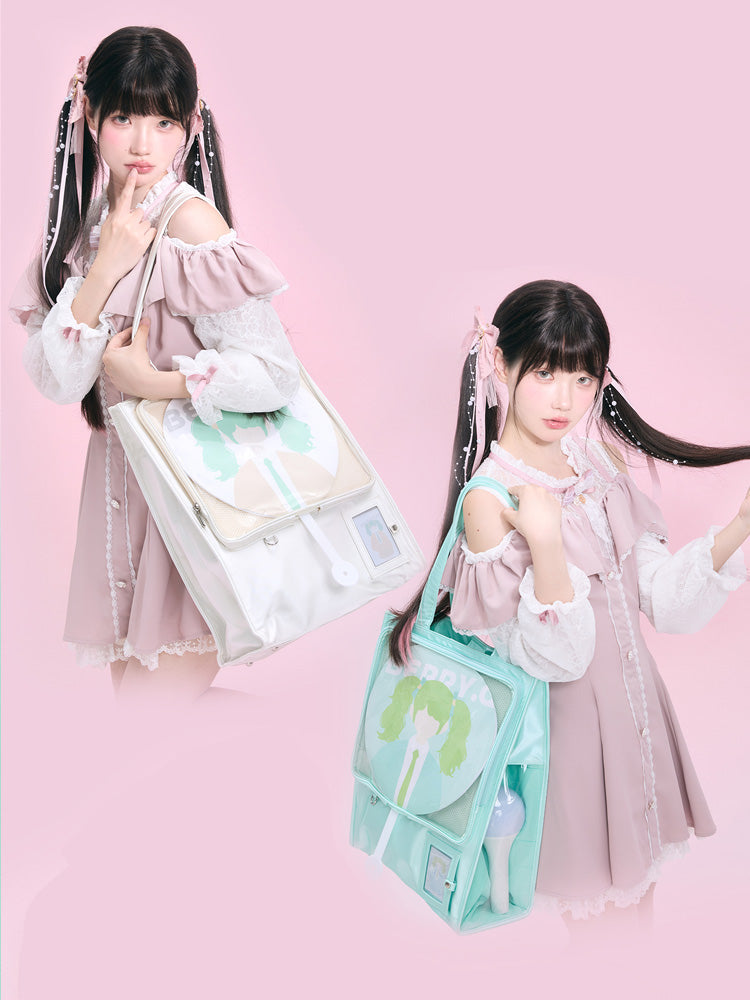 BERRYQ Large-Capacity Ita Bag for Fans and Collectors