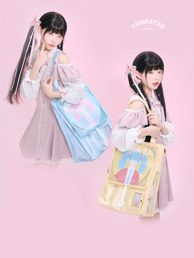 BERRYQ Large-Capacity Ita Bag for Fans and Collectors