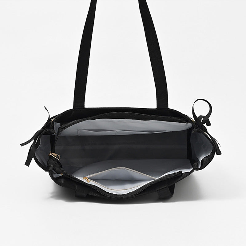 Large Capacity Ribbon Bow Ita Tote Bag