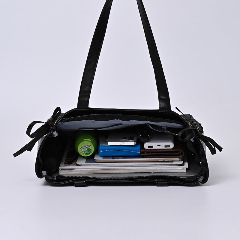 Large Capacity Ribbon Bow Ita Tote Bag