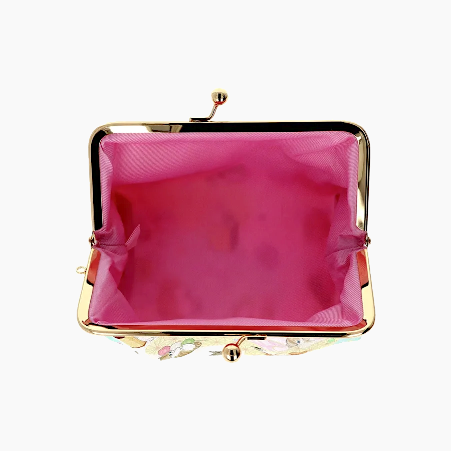 Mofusand Large Kiss-Lock Purse - Cats & Japanese Sweet Treats - Limited Edition