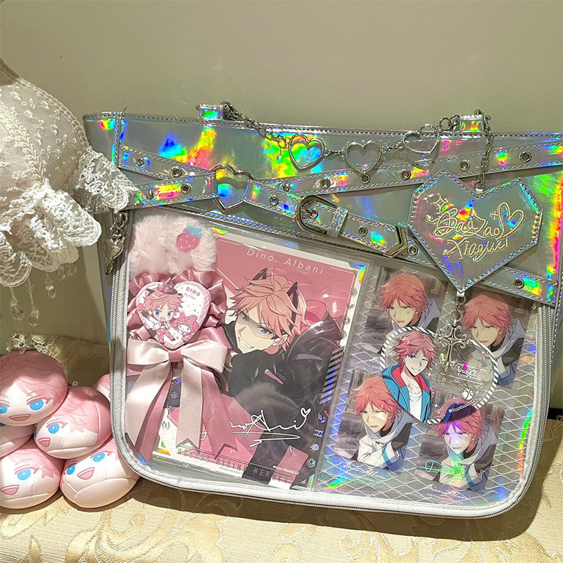 Gothic Black Large Capacity Tote Ita Bag
