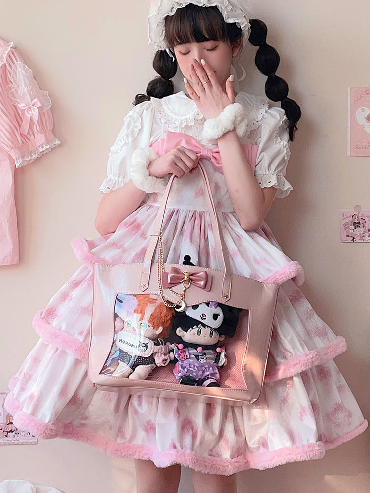 Large Kawaii Lolita Sweet JK Girls Student Shoulder School Bag