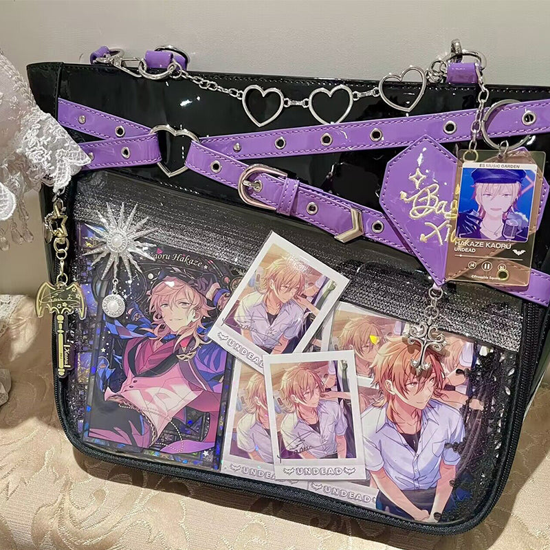 Gothic Black Large Capacity Tote Ita Bag