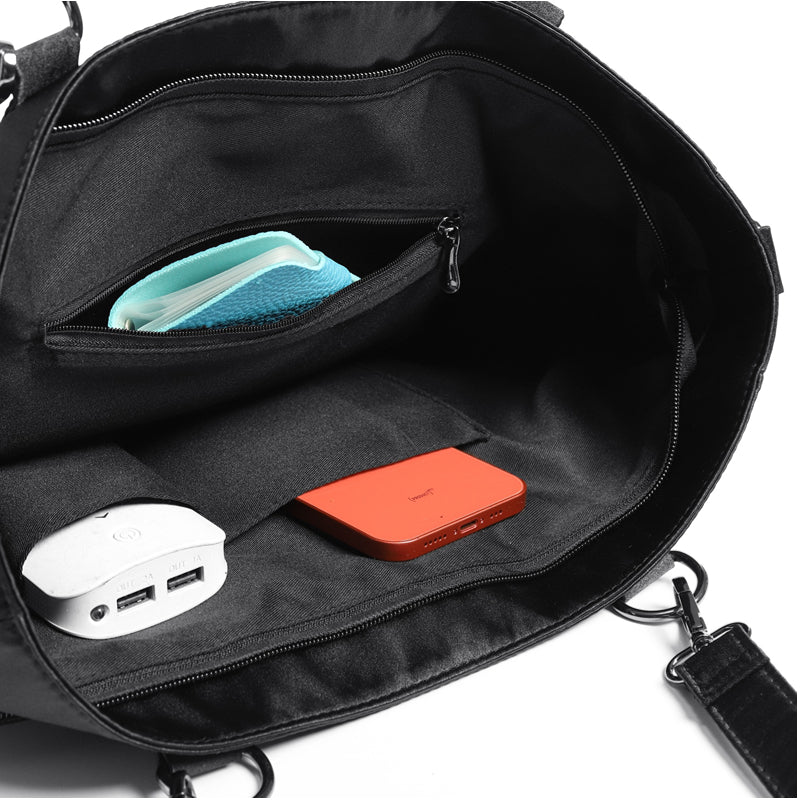 Large Capacity Black Badge Ita Bag Tote Bag