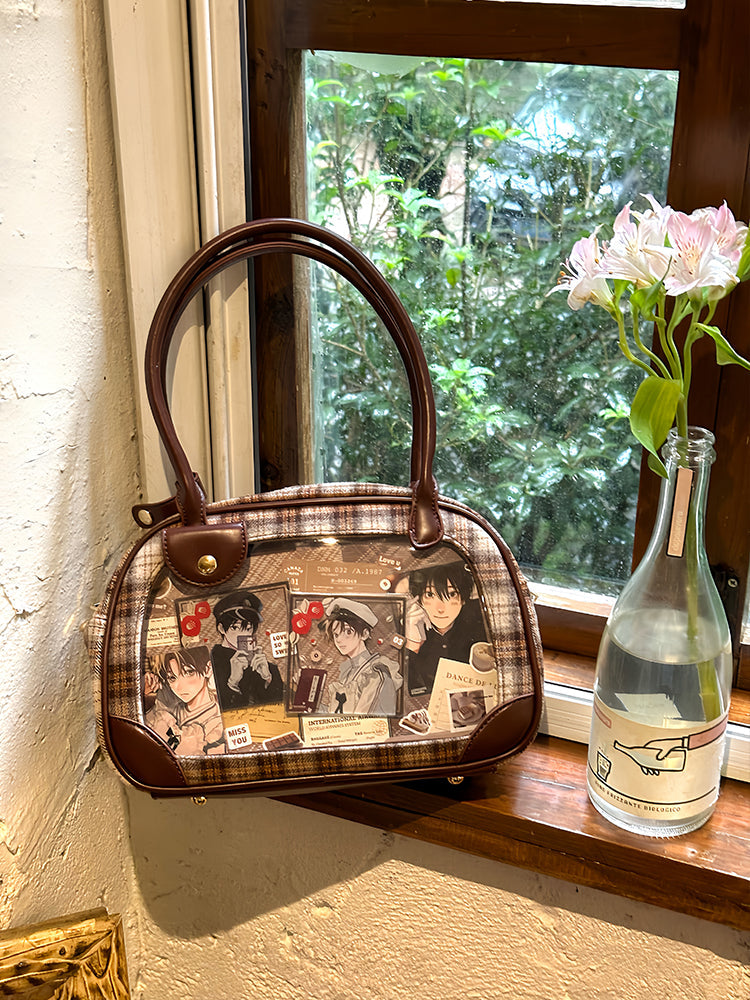 Pu Handbag Crossbody Daily Ita Bag Pin Bag 20cm Doll Bag