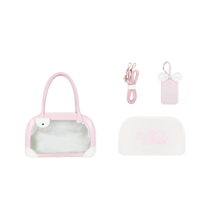 Pu Handbag Crossbody Daily Ita Bag Pin Bag 20cm Doll Bag