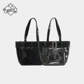Belt Style Ita Bag - Spacious Y2K Silver Tote Ita Bag