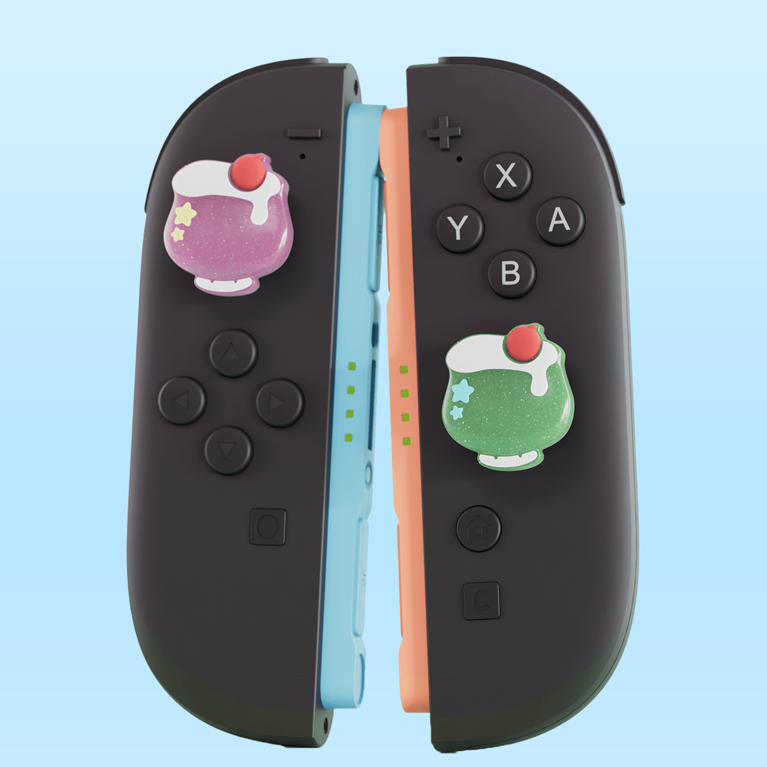 GeekShare Cream Soda Thumb Grip Caps for Switch 2