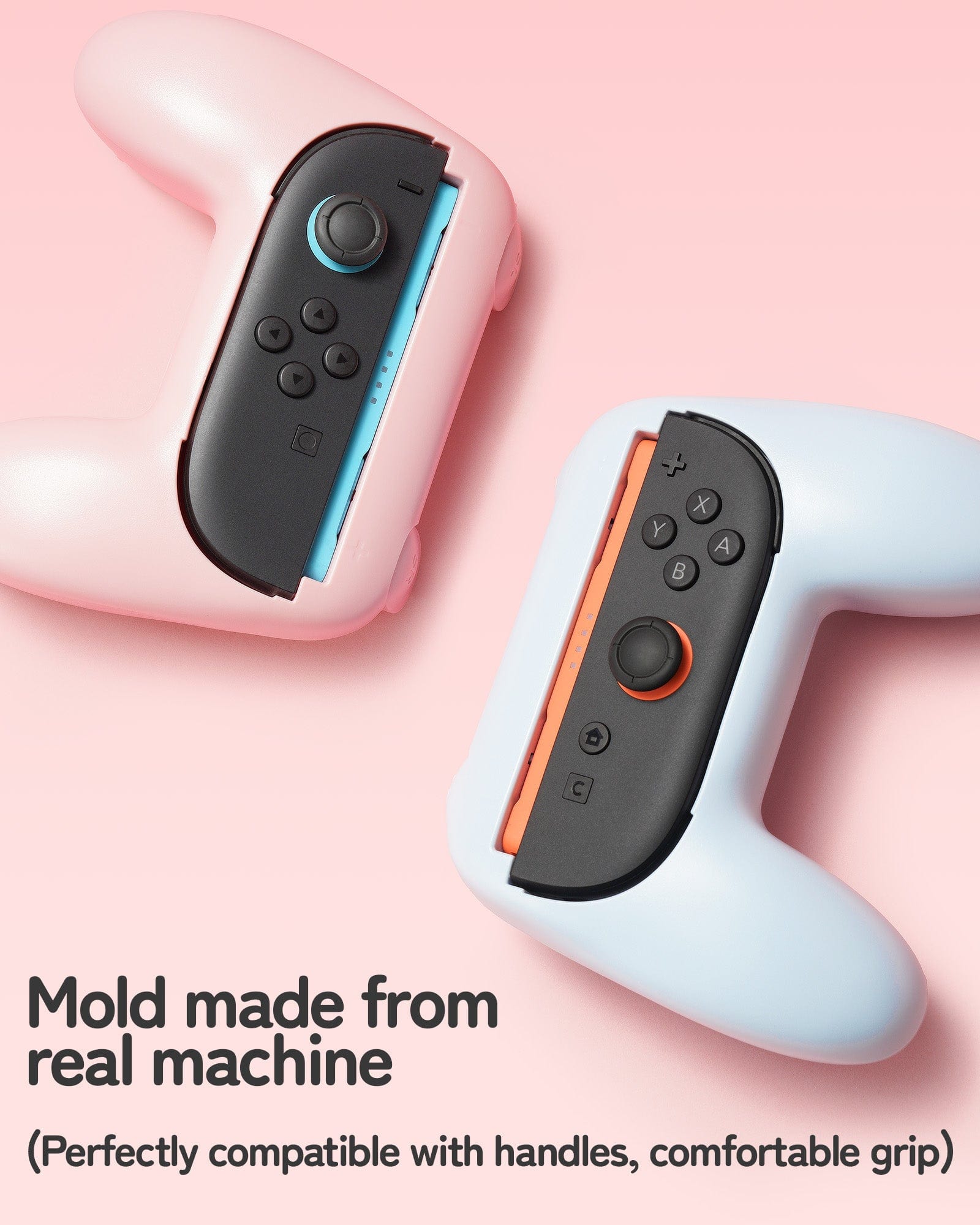 Geekshare NS2 Joycon Enhanced Grip (Pink + Blue)