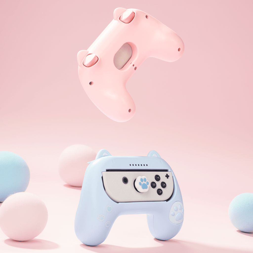 Cat Ear Grips For Nintendo Switch Joycon