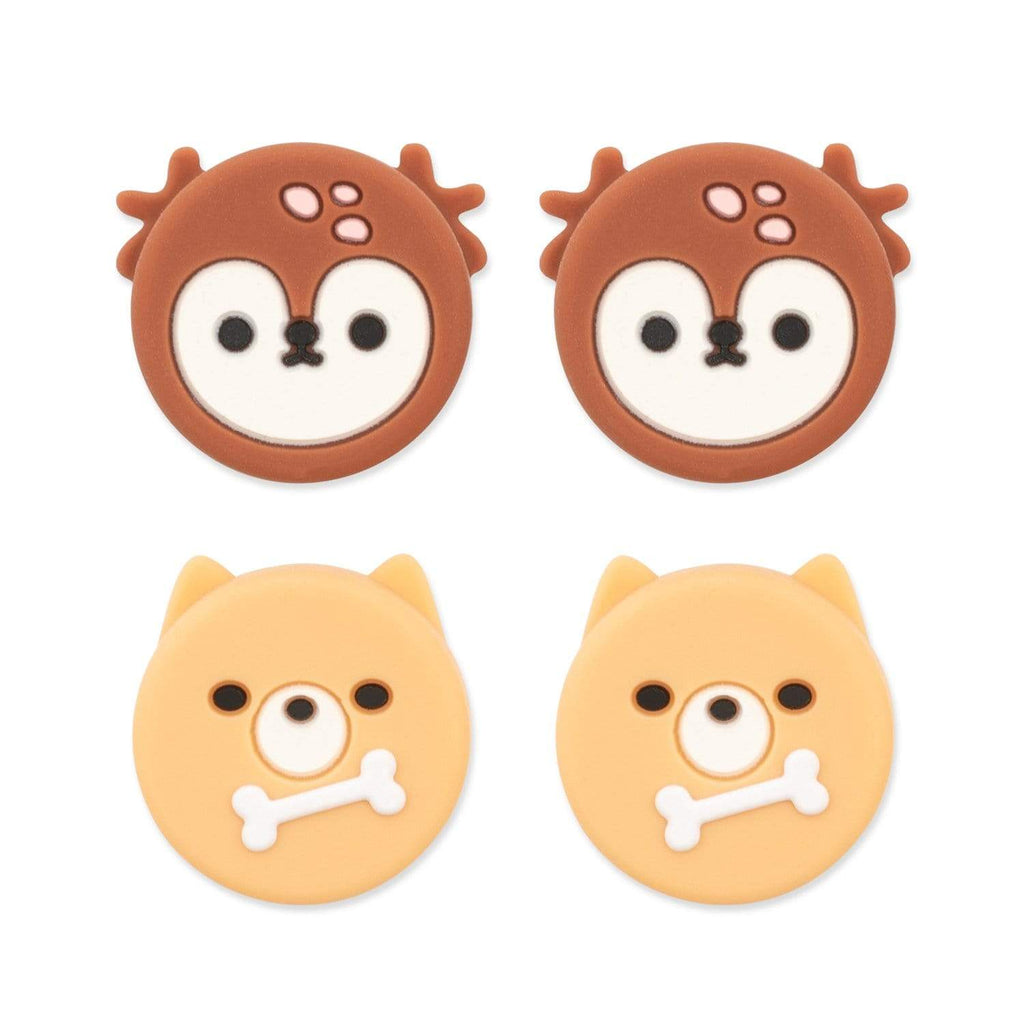 GeekShare  Animal Theme Thumb Grip Caps-Deer&Dog