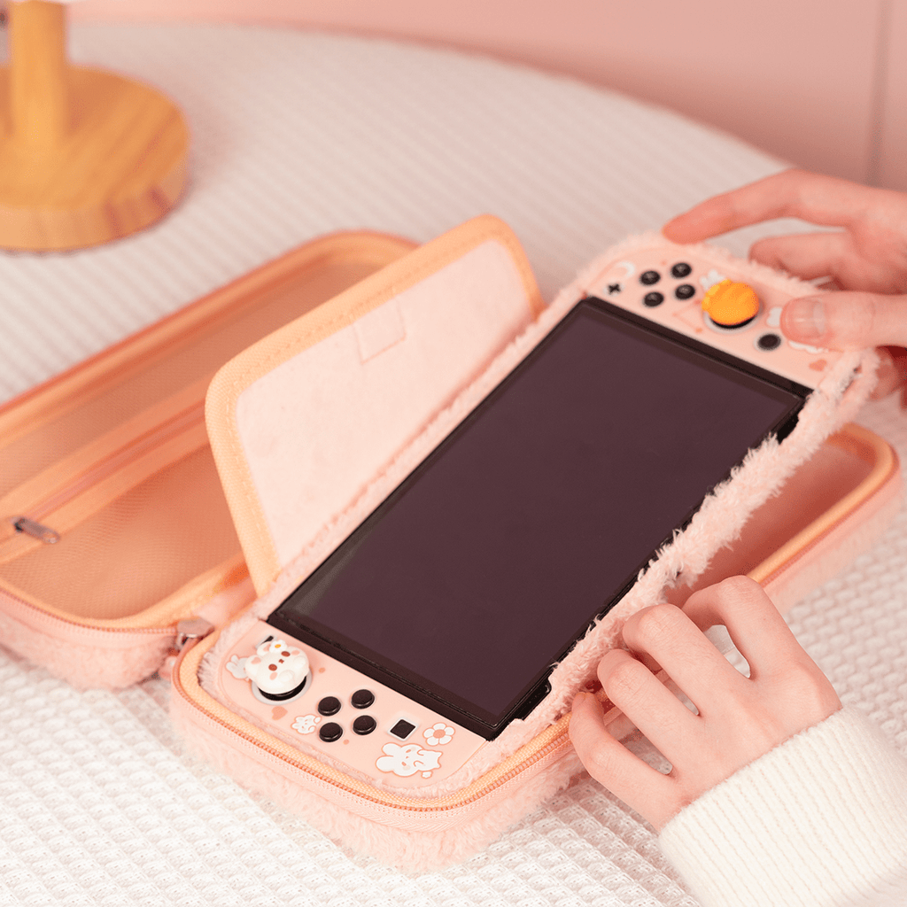 GeekShare Carrot Bunny Thumb Grip Caps for Switch 2