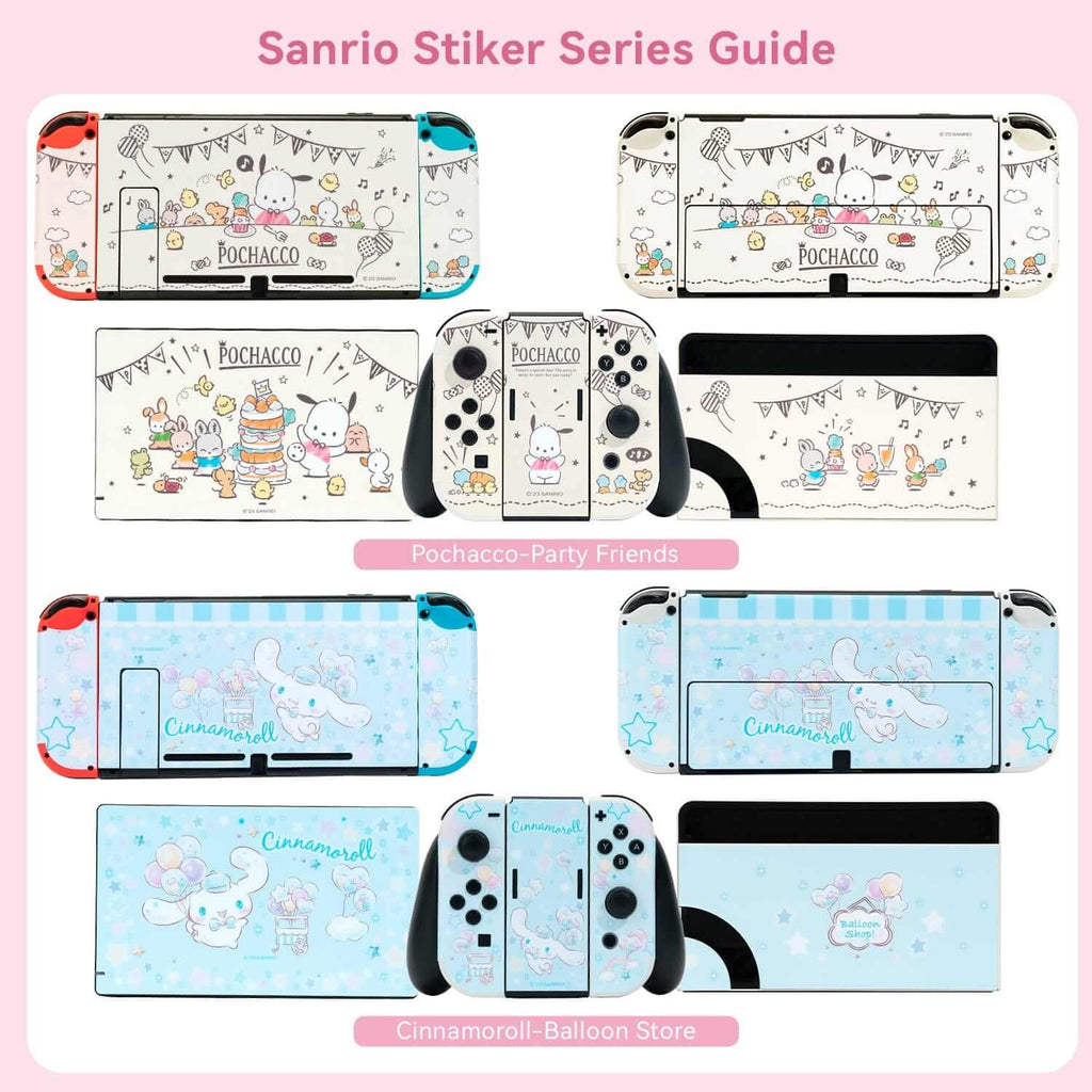 GeekShare x Sanrio Switch & OLED Stickers