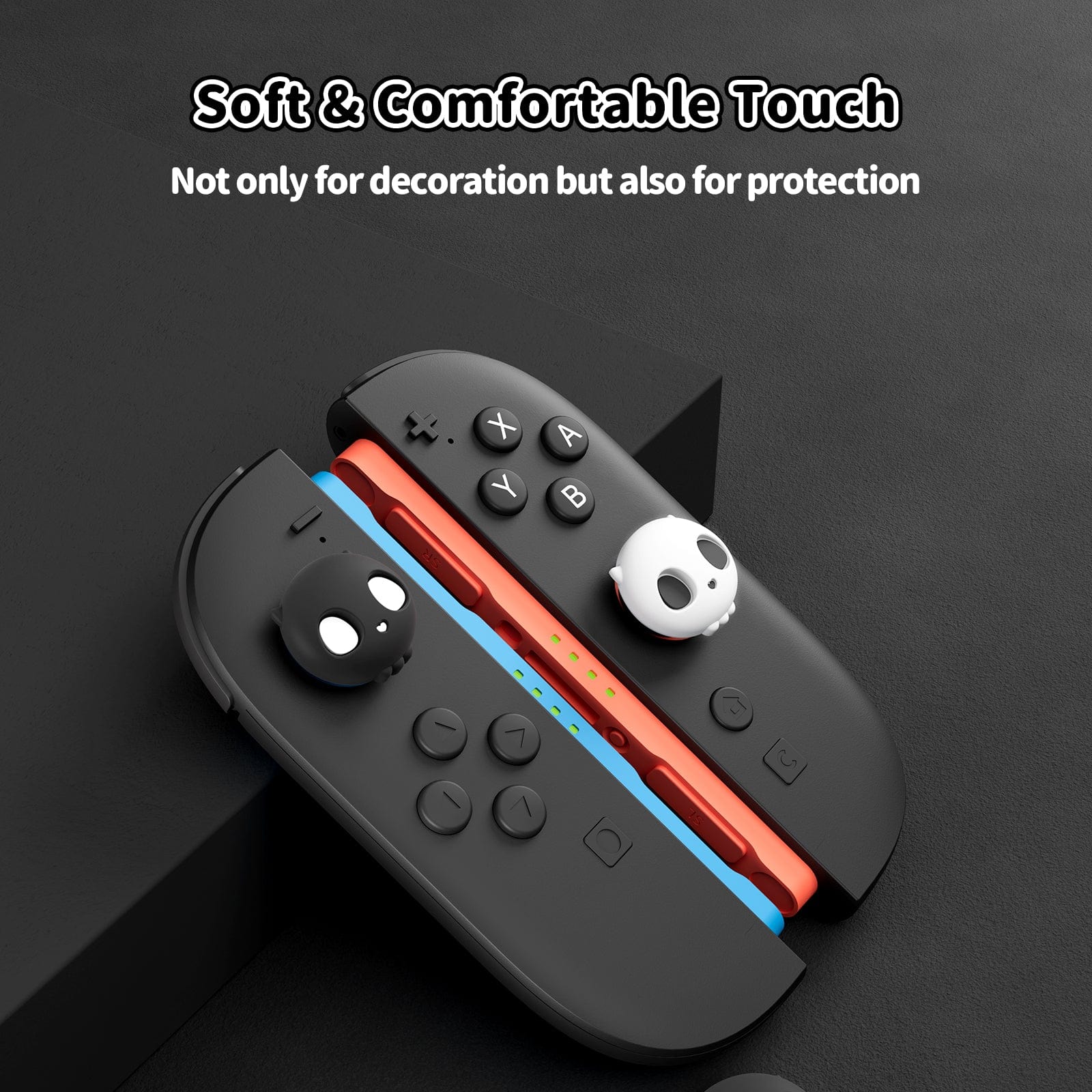 GeekShare Pink Skull Thumb Grips for Switch/PS4/PS5/XBOX/Switch 2
