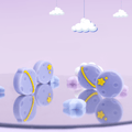 GeekShare Purple Planet Thumb Grips