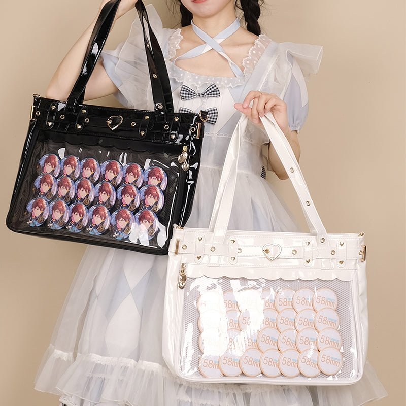 Transparent Kawaii Crossbody Bag Japanese Tote Bag